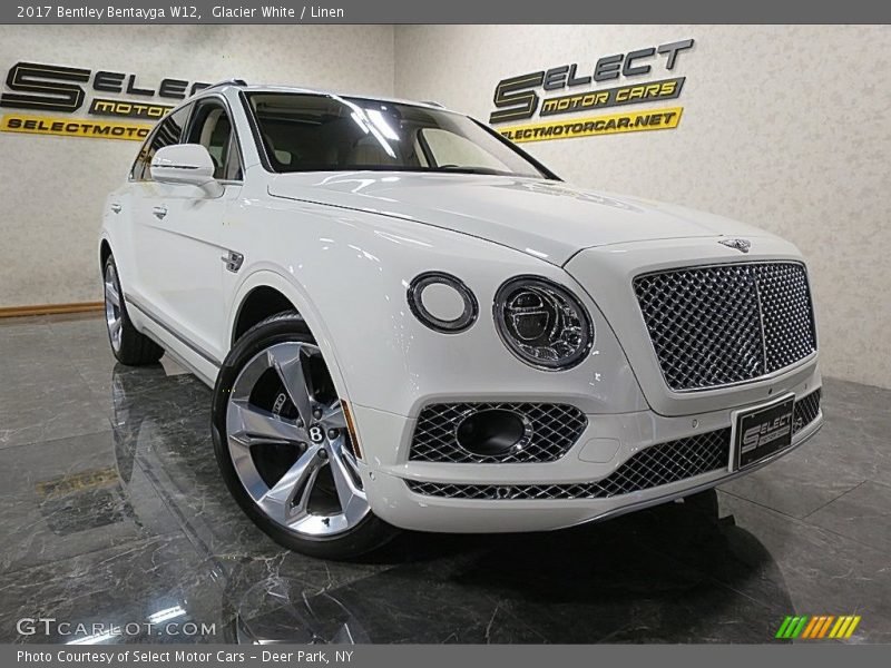 Glacier White / Linen 2017 Bentley Bentayga W12
