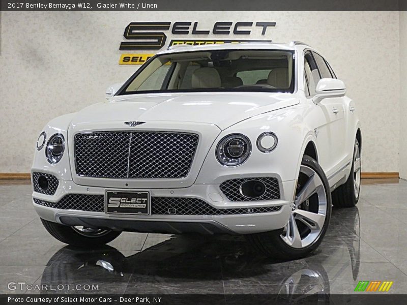 Glacier White / Linen 2017 Bentley Bentayga W12