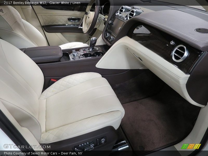 Front Seat of 2017 Bentayga W12
