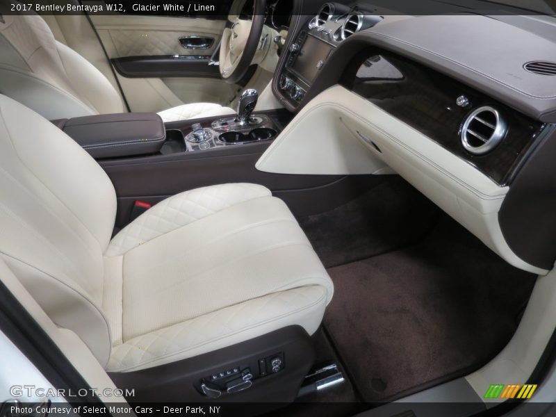 Front Seat of 2017 Bentayga W12