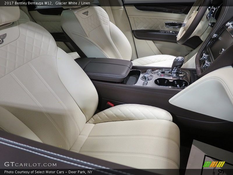 Front Seat of 2017 Bentayga W12