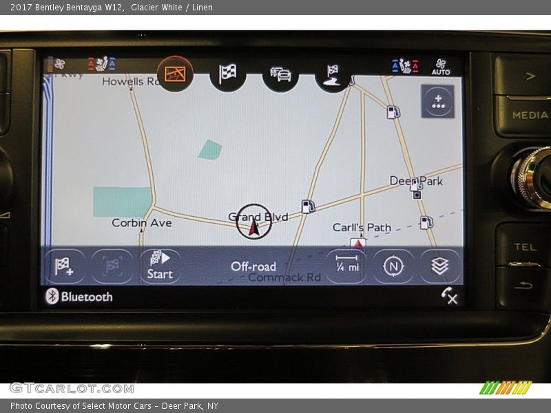 Navigation of 2017 Bentayga W12