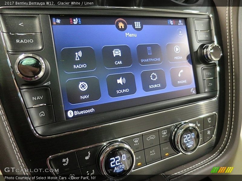 Controls of 2017 Bentayga W12