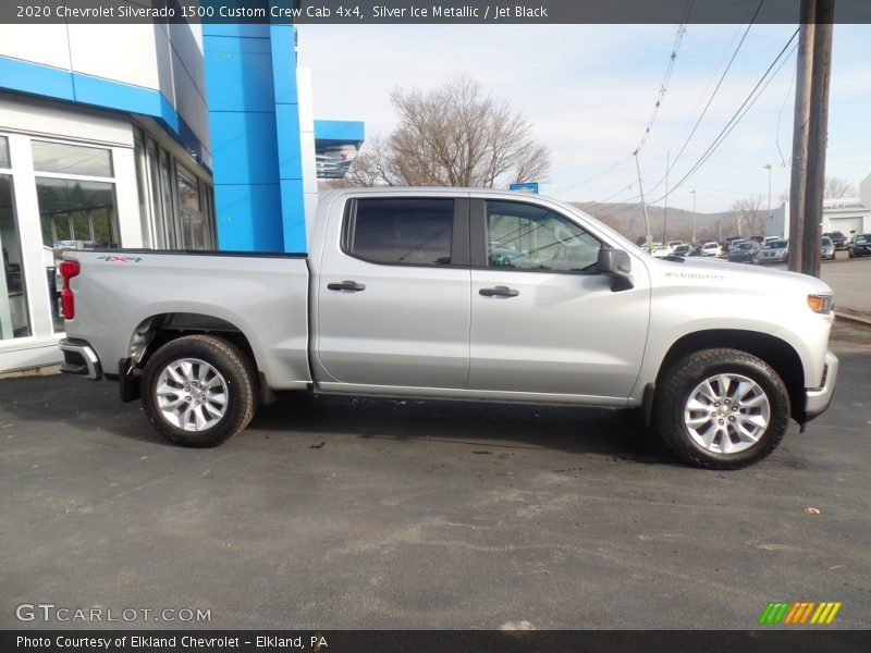  2020 Silverado 1500 Custom Crew Cab 4x4 Silver Ice Metallic