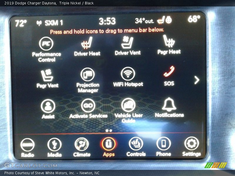 Triple Nickel / Black 2019 Dodge Charger Daytona