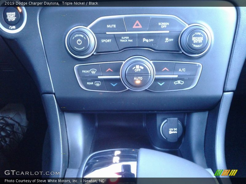Triple Nickel / Black 2019 Dodge Charger Daytona