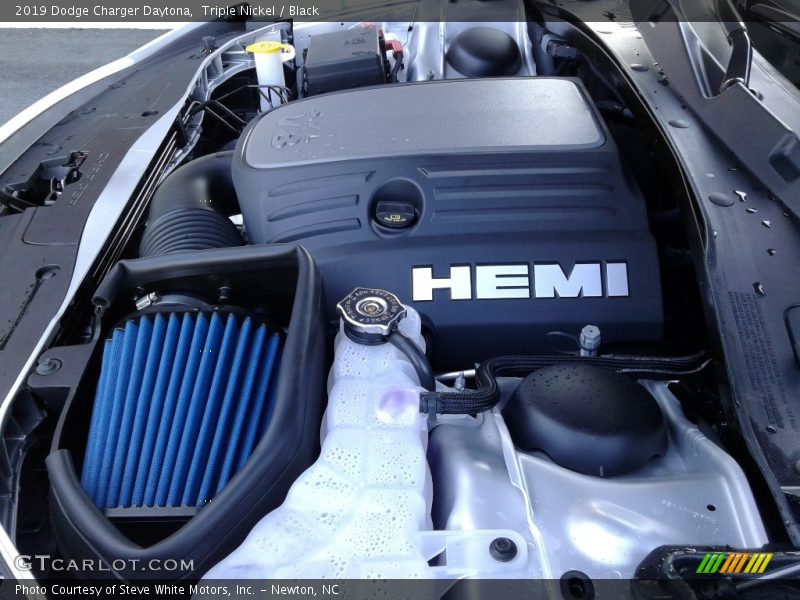 Triple Nickel / Black 2019 Dodge Charger Daytona