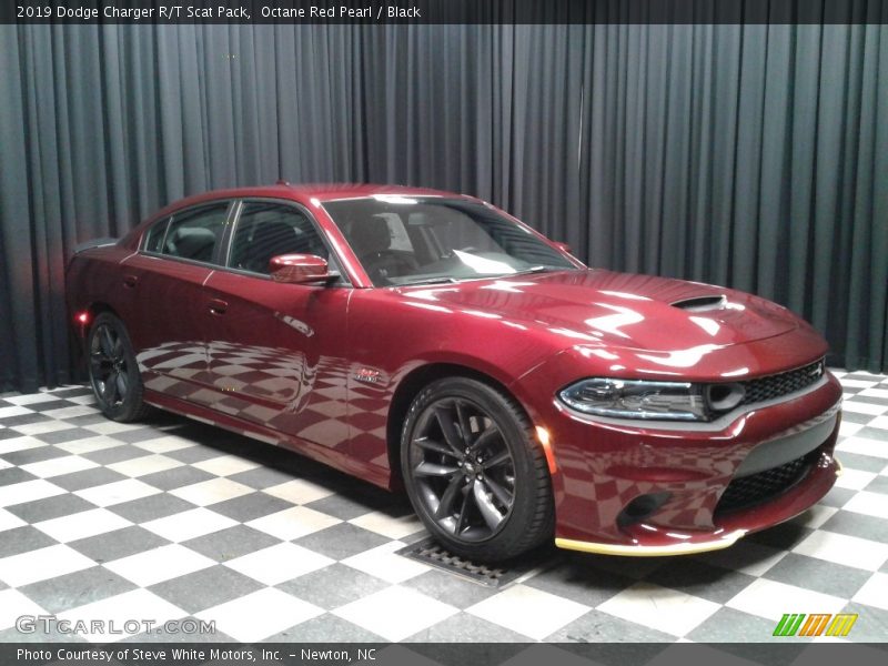 Octane Red Pearl / Black 2019 Dodge Charger R/T Scat Pack