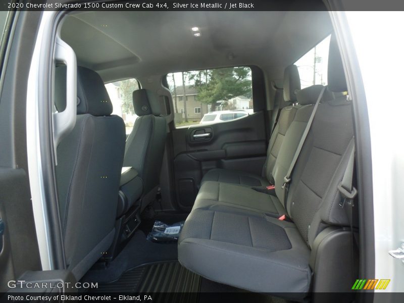 Silver Ice Metallic / Jet Black 2020 Chevrolet Silverado 1500 Custom Crew Cab 4x4