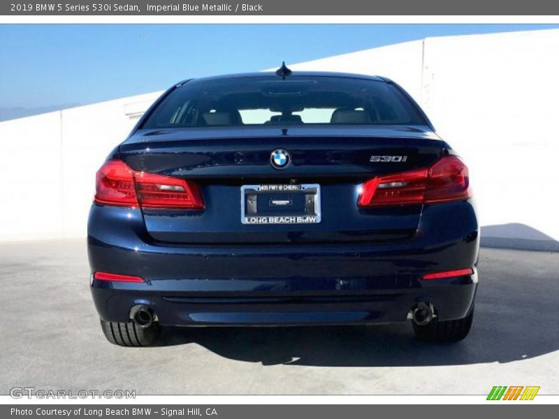 Imperial Blue Metallic / Black 2019 BMW 5 Series 530i Sedan