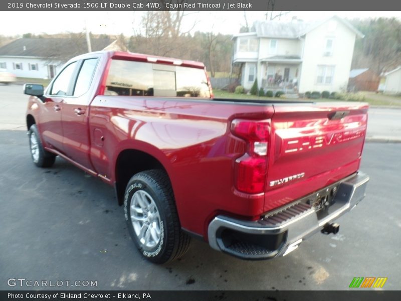 Cajun Red Tintcoat / Jet Black 2019 Chevrolet Silverado 1500 LT Double Cab 4WD