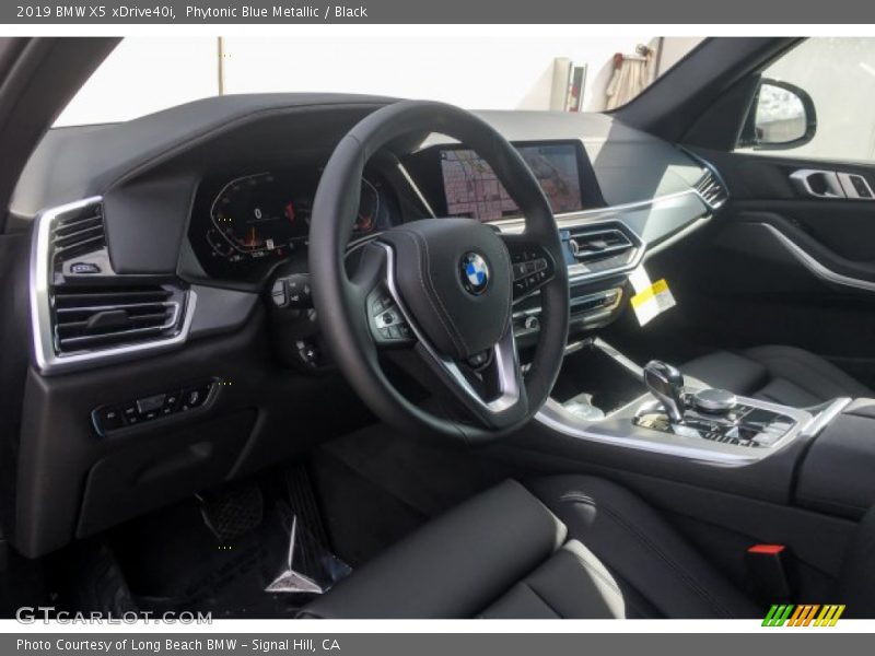 Phytonic Blue Metallic / Black 2019 BMW X5 xDrive40i