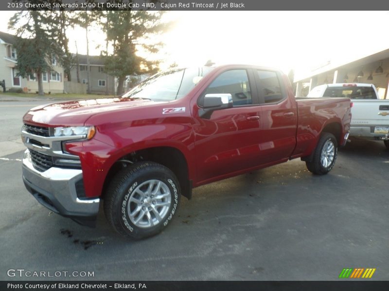 Cajun Red Tintcoat / Jet Black 2019 Chevrolet Silverado 1500 LT Double Cab 4WD