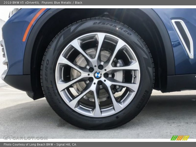 Phytonic Blue Metallic / Black 2019 BMW X5 xDrive40i