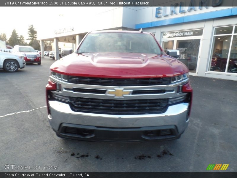 Cajun Red Tintcoat / Jet Black 2019 Chevrolet Silverado 1500 LT Double Cab 4WD