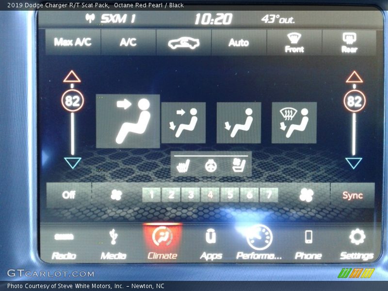 Octane Red Pearl / Black 2019 Dodge Charger R/T Scat Pack