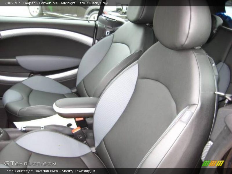 Midnight Black / Black/Grey 2009 Mini Cooper S Convertible