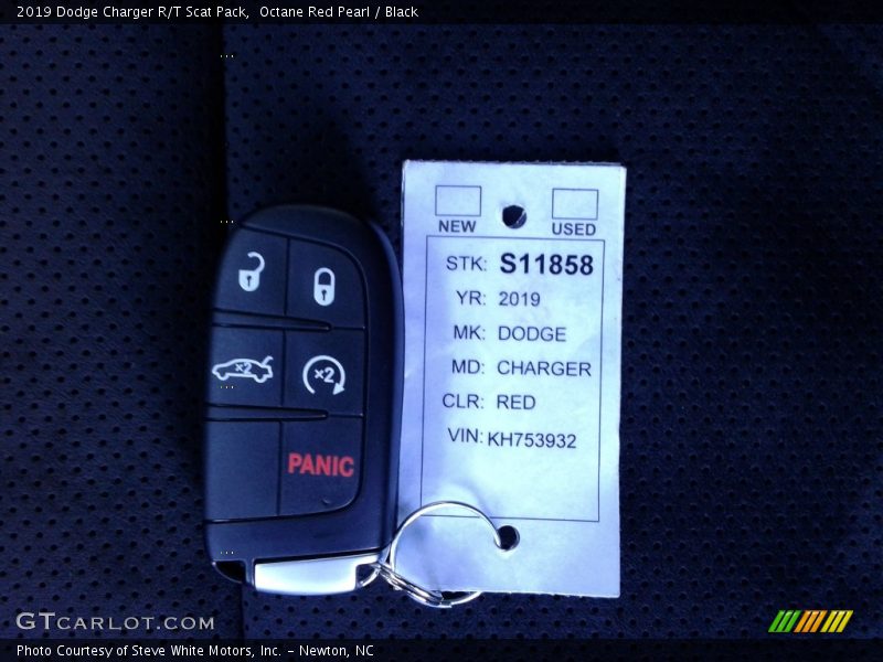 Octane Red Pearl / Black 2019 Dodge Charger R/T Scat Pack