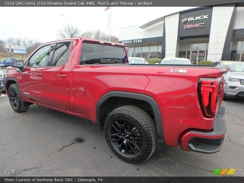 Red Quartz Tintcoat / Jet Black 2019 GMC Sierra 1500 Elevation Double Cab 4WD