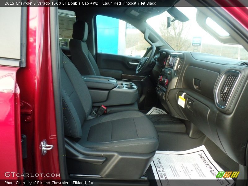 Cajun Red Tintcoat / Jet Black 2019 Chevrolet Silverado 1500 LT Double Cab 4WD