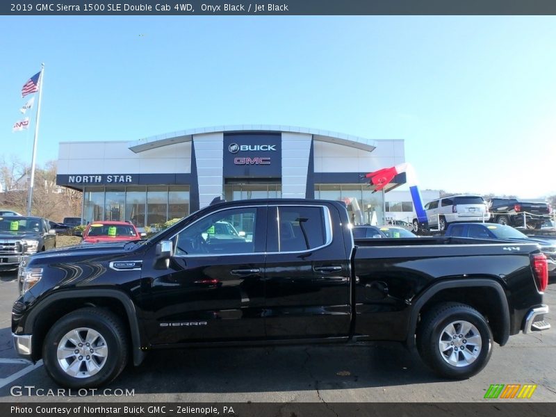 Onyx Black / Jet Black 2019 GMC Sierra 1500 SLE Double Cab 4WD