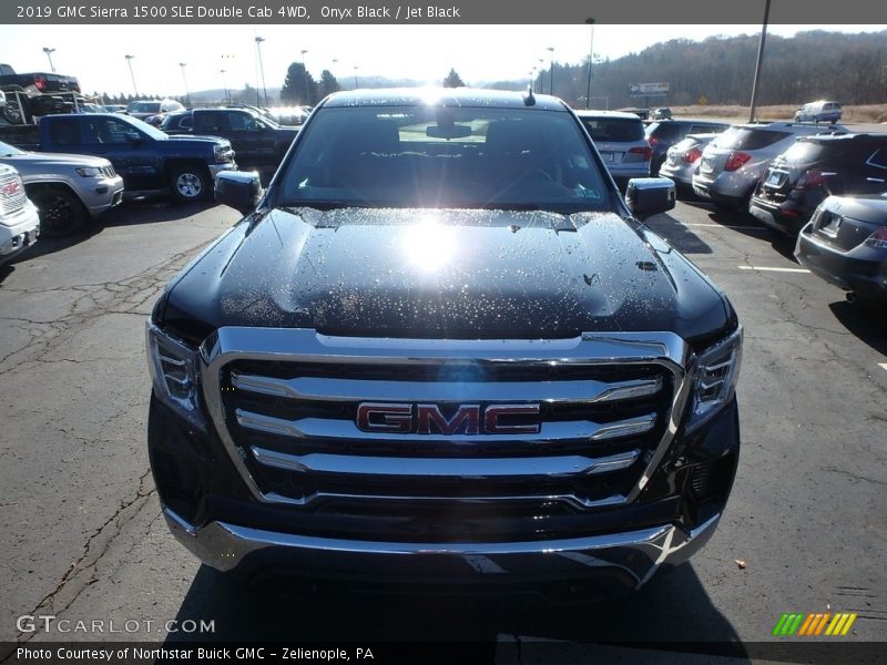 Onyx Black / Jet Black 2019 GMC Sierra 1500 SLE Double Cab 4WD