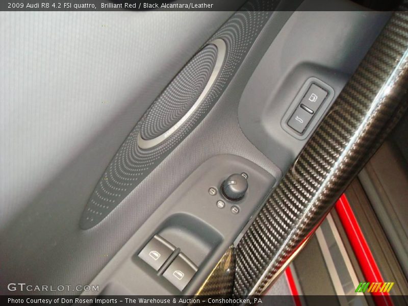 Brilliant Red / Black Alcantara/Leather 2009 Audi R8 4.2 FSI quattro