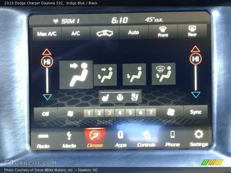 Indigo Blue / Black 2019 Dodge Charger Daytona 392