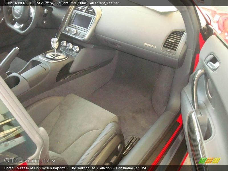 Brilliant Red / Black Alcantara/Leather 2009 Audi R8 4.2 FSI quattro