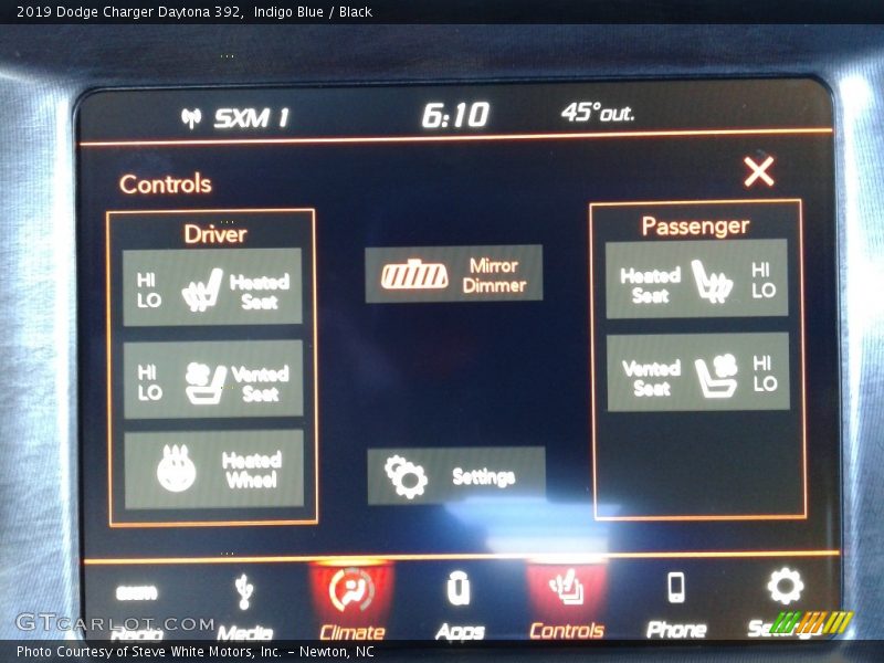 Indigo Blue / Black 2019 Dodge Charger Daytona 392