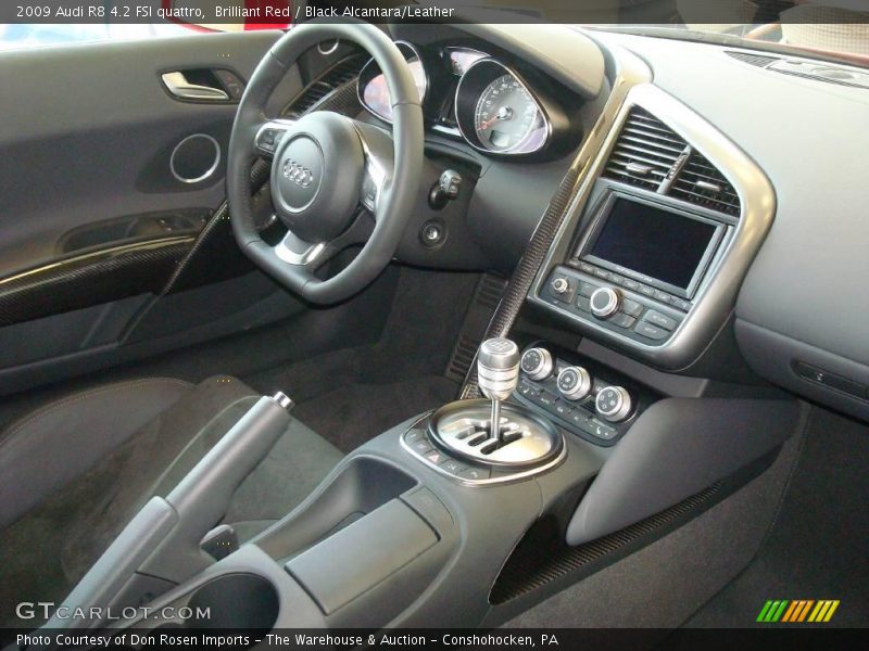 Brilliant Red / Black Alcantara/Leather 2009 Audi R8 4.2 FSI quattro