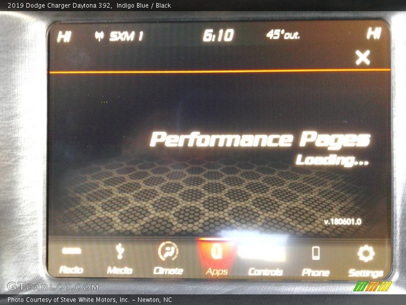 Indigo Blue / Black 2019 Dodge Charger Daytona 392