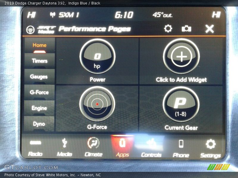 Indigo Blue / Black 2019 Dodge Charger Daytona 392