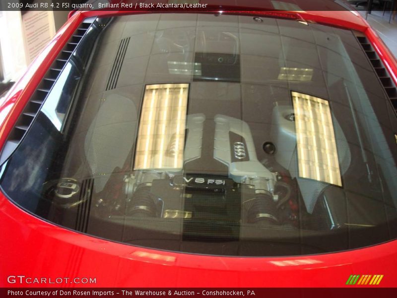 Brilliant Red / Black Alcantara/Leather 2009 Audi R8 4.2 FSI quattro