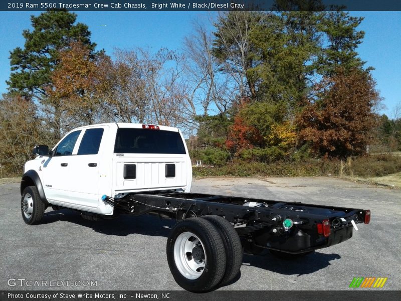 Bright White / Black/Diesel Gray 2019 Ram 5500 Tradesman Crew Cab Chassis