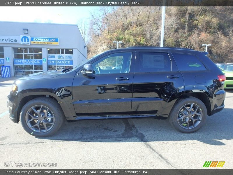 Diamond Black Crystal Pearl / Black 2020 Jeep Grand Cherokee Limited X 4x4