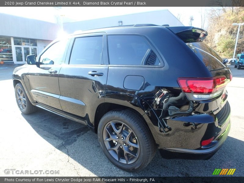 Diamond Black Crystal Pearl / Black 2020 Jeep Grand Cherokee Limited X 4x4