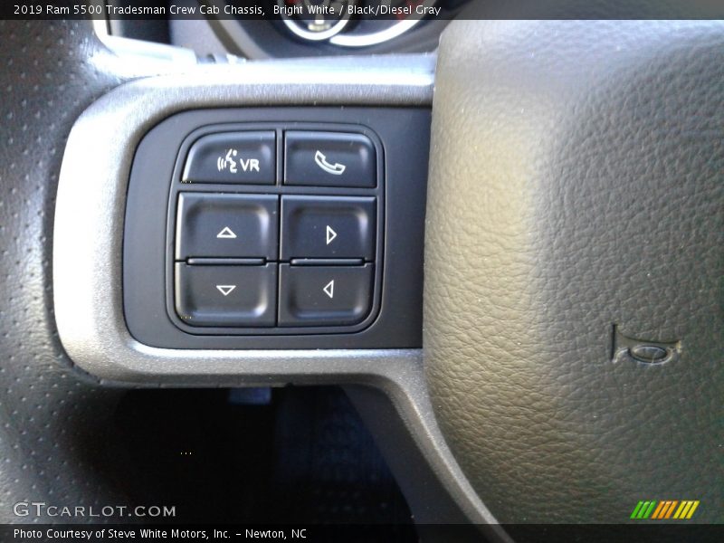 Bright White / Black/Diesel Gray 2019 Ram 5500 Tradesman Crew Cab Chassis