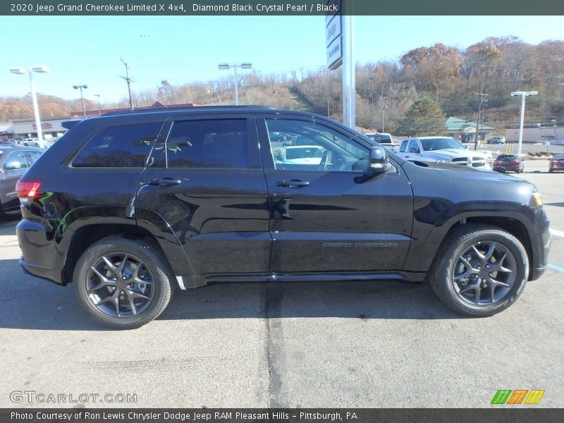 Diamond Black Crystal Pearl / Black 2020 Jeep Grand Cherokee Limited X 4x4