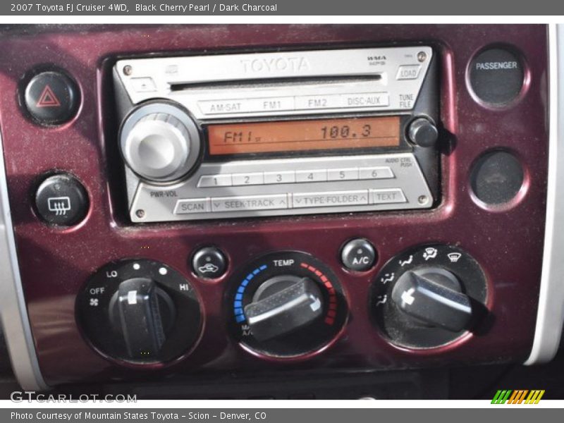 Black Cherry Pearl / Dark Charcoal 2007 Toyota FJ Cruiser 4WD