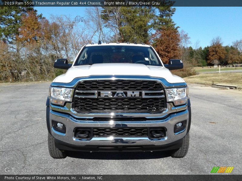 Bright White / Black/Diesel Gray 2019 Ram 5500 Tradesman Regular Cab 4x4 Chassis