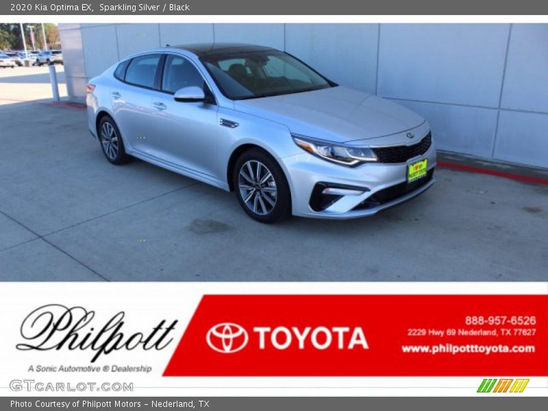 Sparkling Silver / Black 2020 Kia Optima EX
