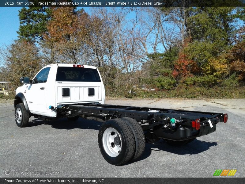 Bright White / Black/Diesel Gray 2019 Ram 5500 Tradesman Regular Cab 4x4 Chassis
