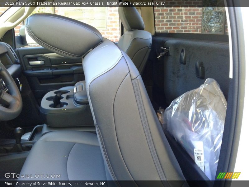 Bright White / Black/Diesel Gray 2019 Ram 5500 Tradesman Regular Cab 4x4 Chassis
