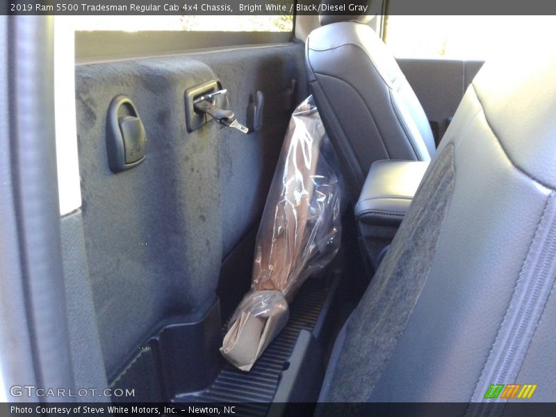 Bright White / Black/Diesel Gray 2019 Ram 5500 Tradesman Regular Cab 4x4 Chassis