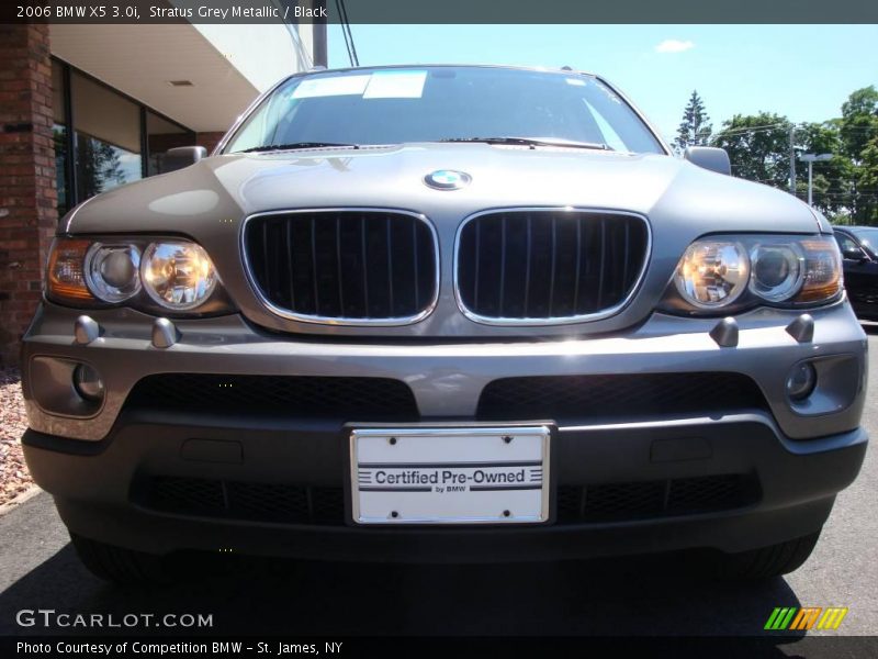 Stratus Grey Metallic / Black 2006 BMW X5 3.0i