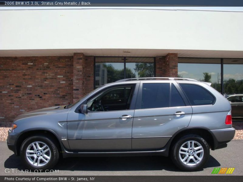 Stratus Grey Metallic / Black 2006 BMW X5 3.0i