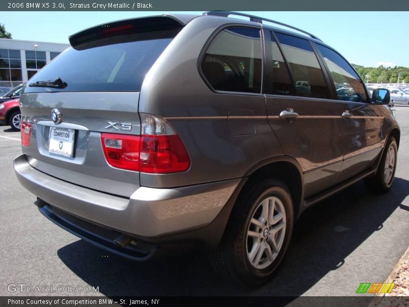 Stratus Grey Metallic / Black 2006 BMW X5 3.0i