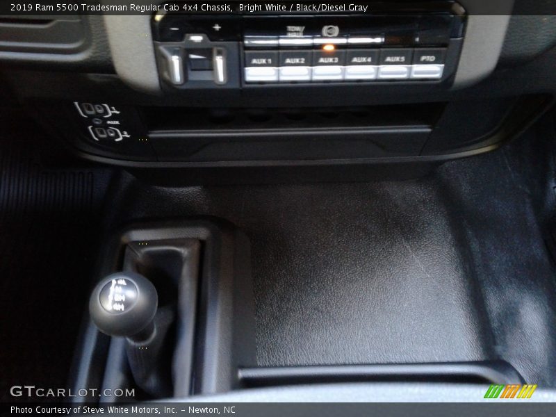 Bright White / Black/Diesel Gray 2019 Ram 5500 Tradesman Regular Cab 4x4 Chassis