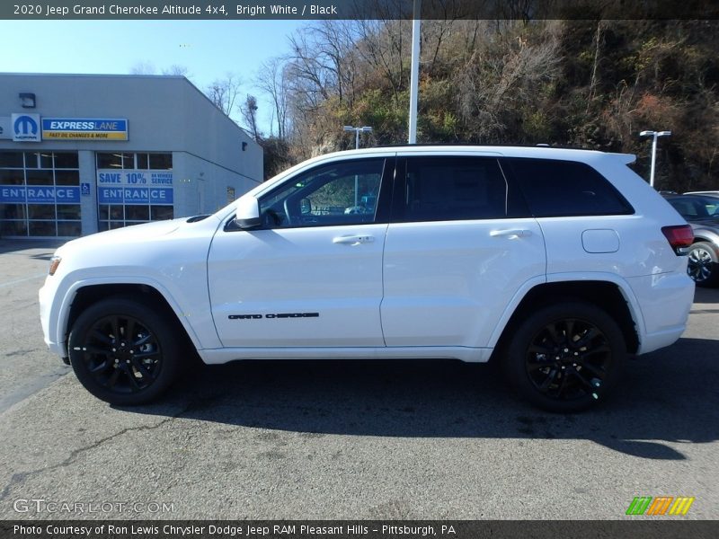 Bright White / Black 2020 Jeep Grand Cherokee Altitude 4x4